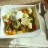 Овощной суп с яичными клецками