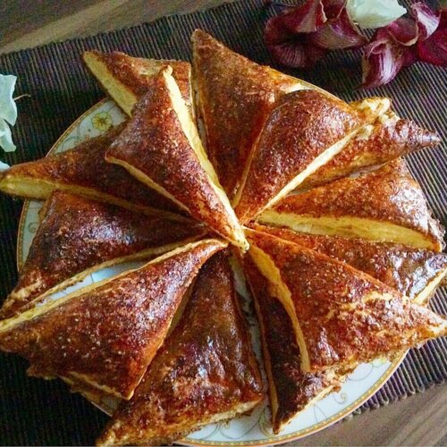 Пирожки с рисом и яйцом в духовке, пошаговый рецепт с фото