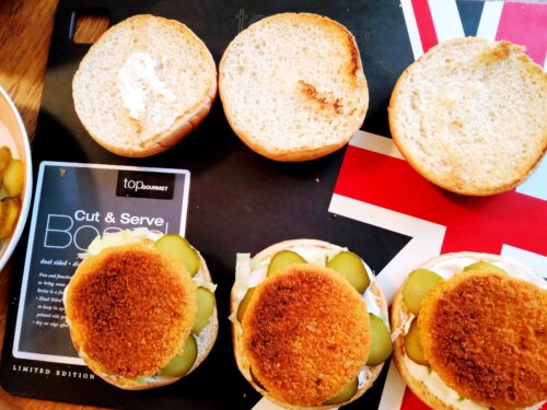 як зробити домашній бургер з рибною котлетою