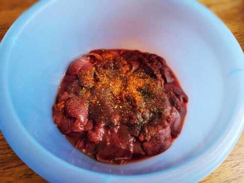 Смажена куряча печінка