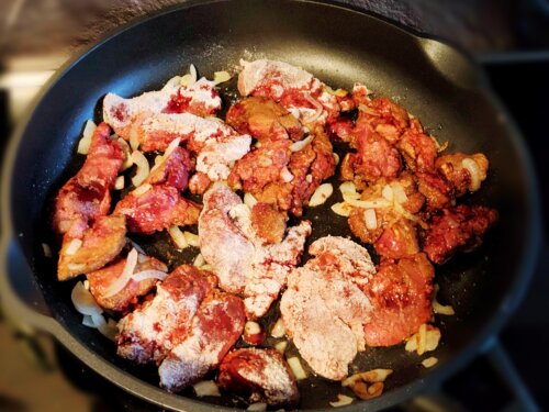 Смажена куряча печінка