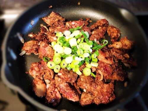 Смажена куряча печінка