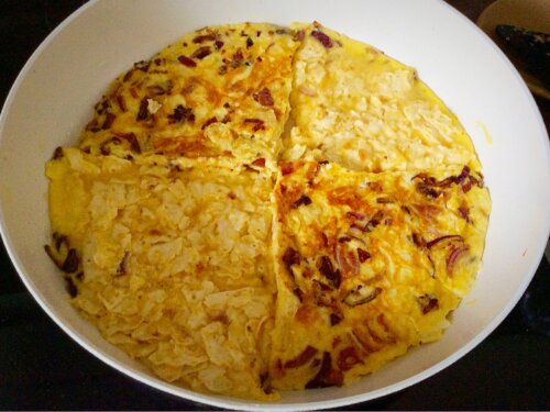 бабка з маци на сковороді — готова