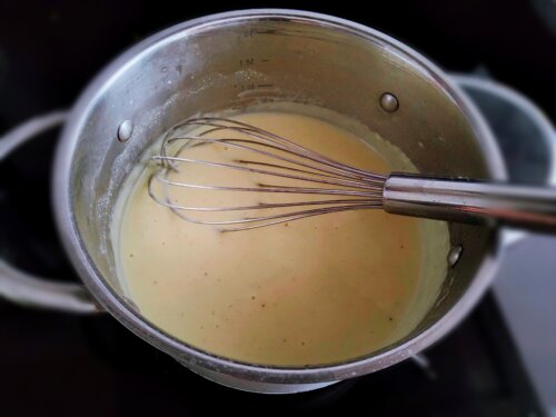 молочний соус з крохмалем для запіканки