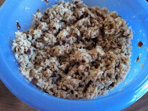 Великодні пиріжки з м'ясом і рисом