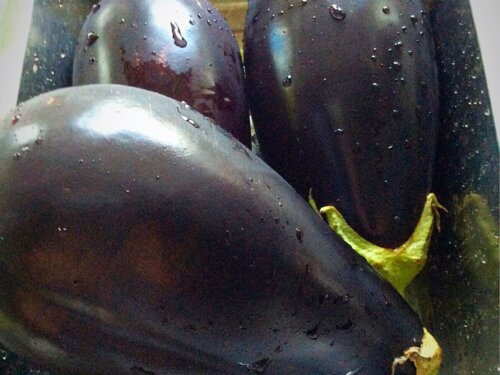 смажені баклажани з часником