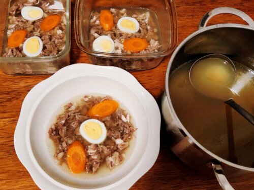 Холодець з шиями індички